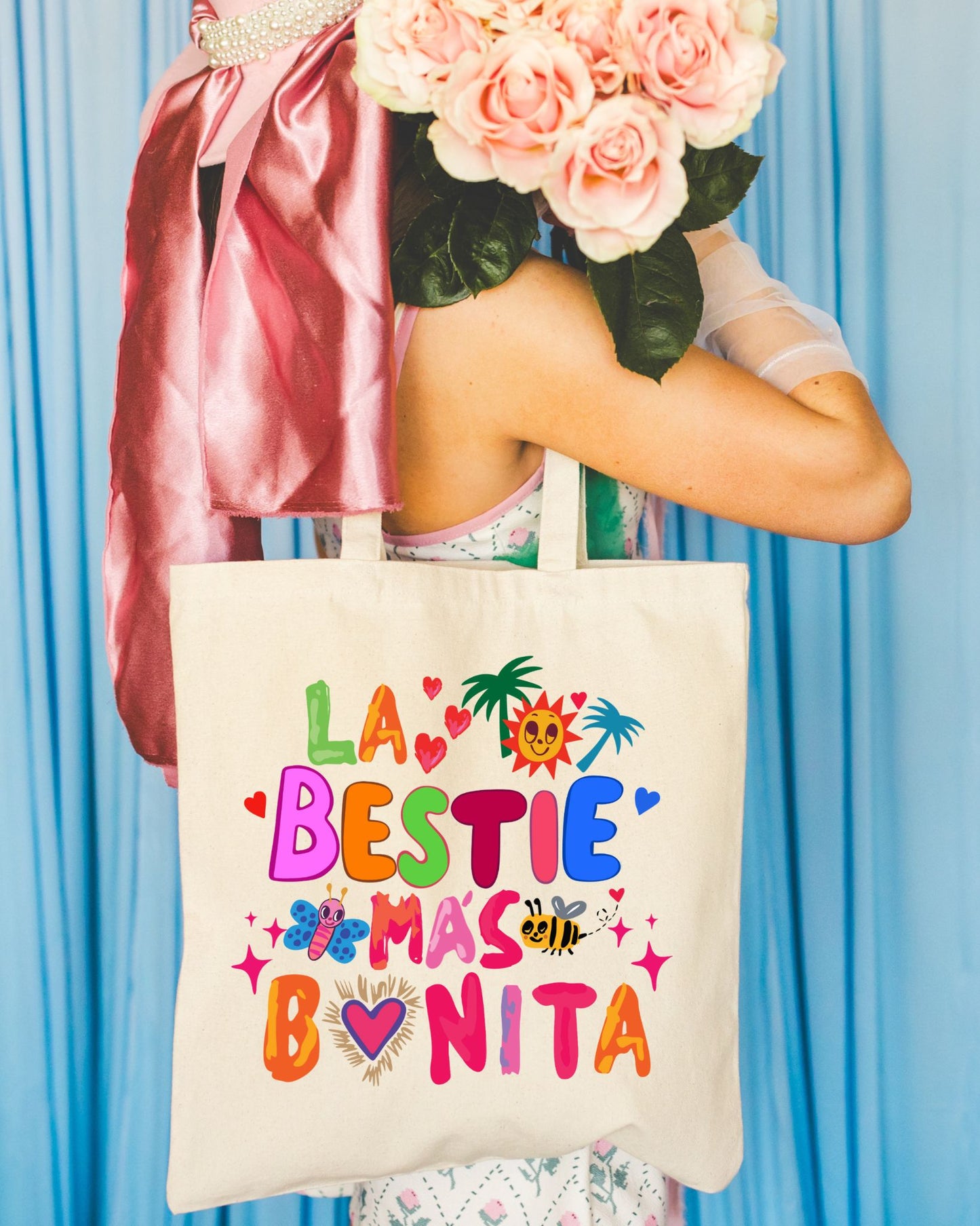 Tropical Tote Bag 'The Most Beautiful Bride'