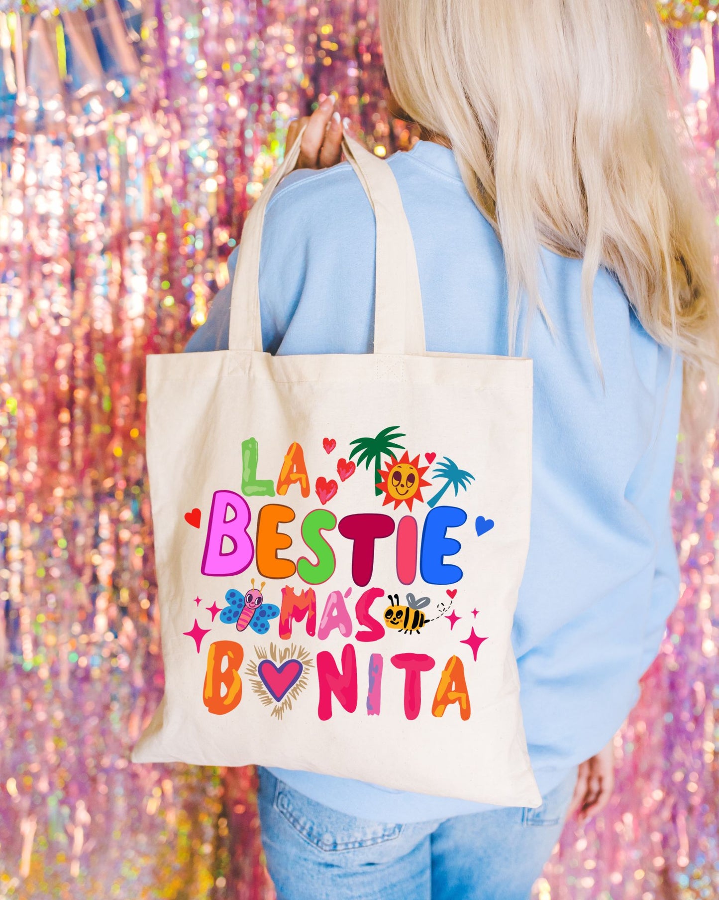 Tropical Tote Bag 'The Most Beautiful Bride'