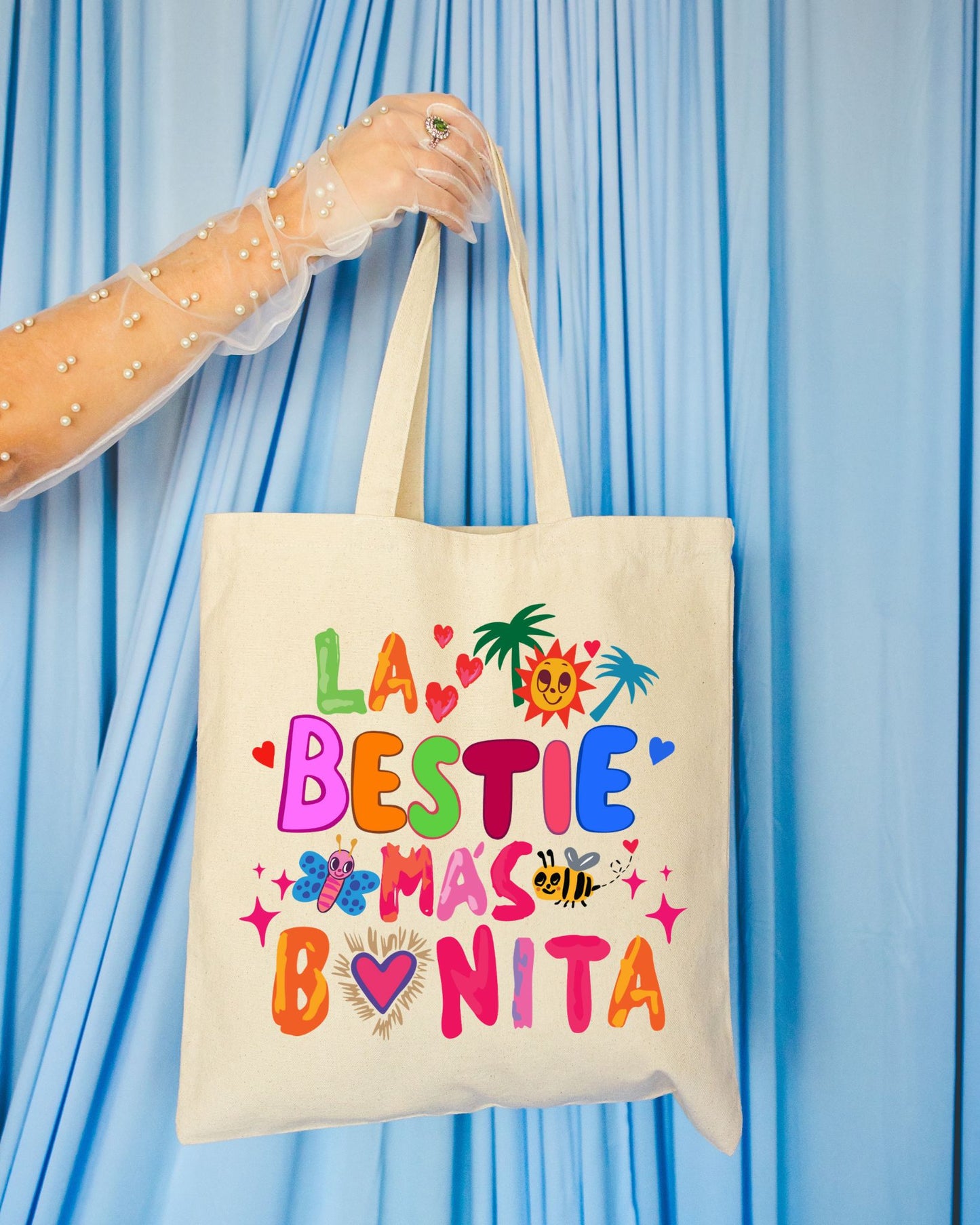 Tropical Tote Bag 'The Most Beautiful Bride'