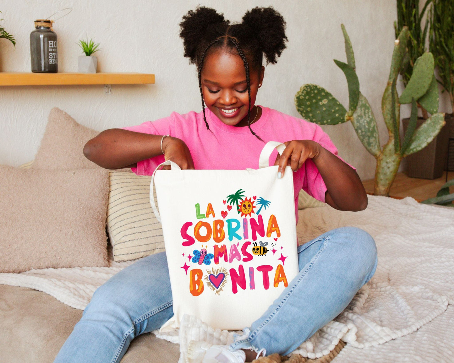 Tropical Tote Bag 'The Prettiest Niece'