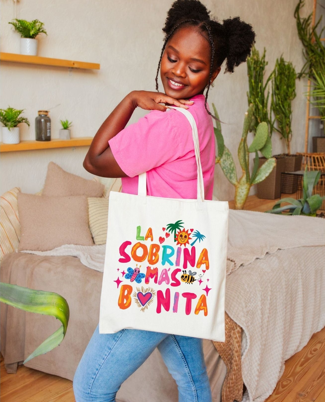 Tropical Tote Bag 'The Prettiest Niece'