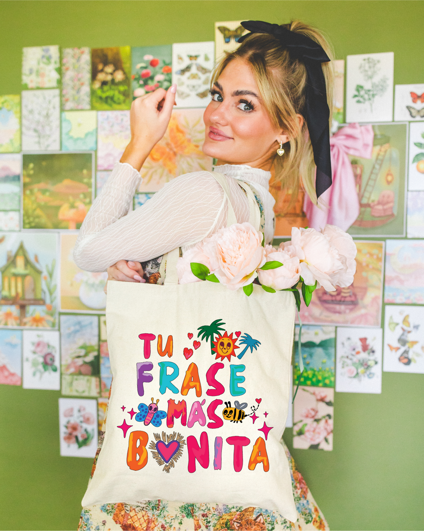 Personalized Tote Bag "Your most beautiful phrase"