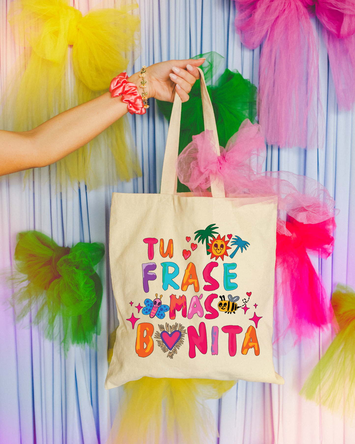Personalized Tote Bag "Your most beautiful phrase"