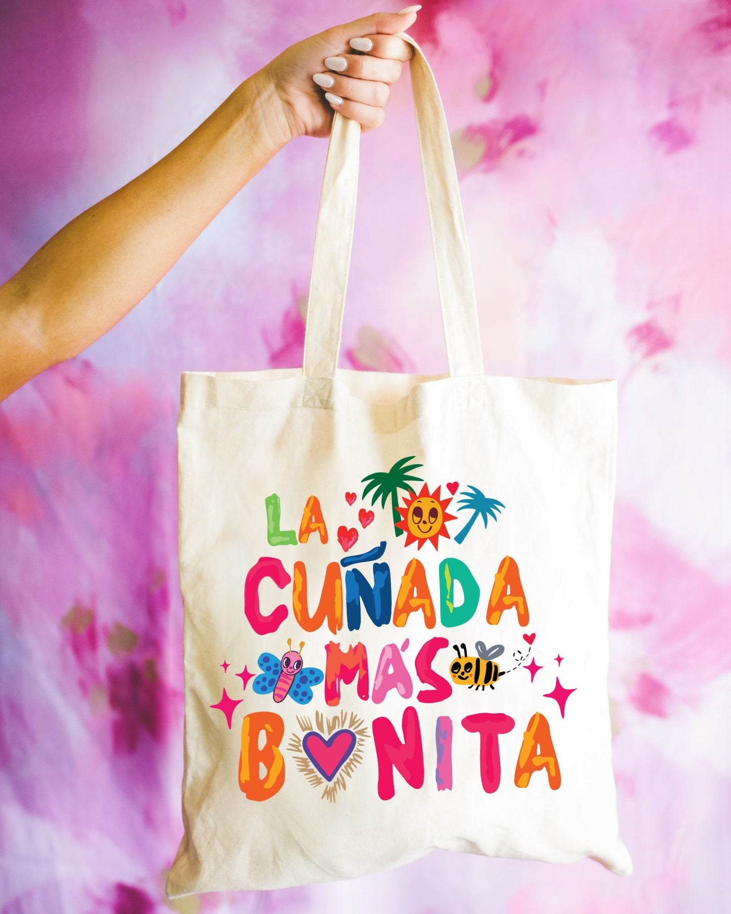 Tropical Tote Bag 'The Prettiest Sister-in-Law'