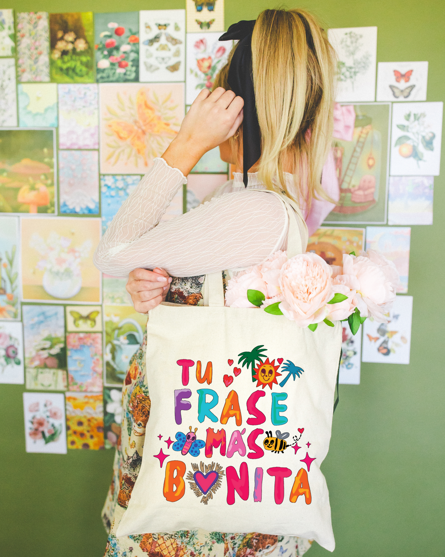 Personalized Tote Bag "Your most beautiful phrase"