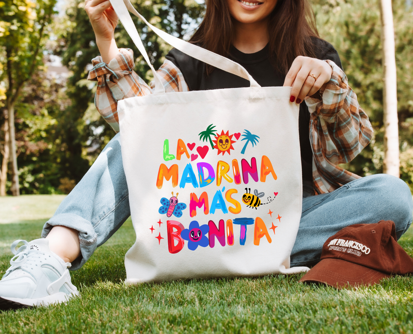 Tropical Tote Bag 'The Most Beautiful Godmother'