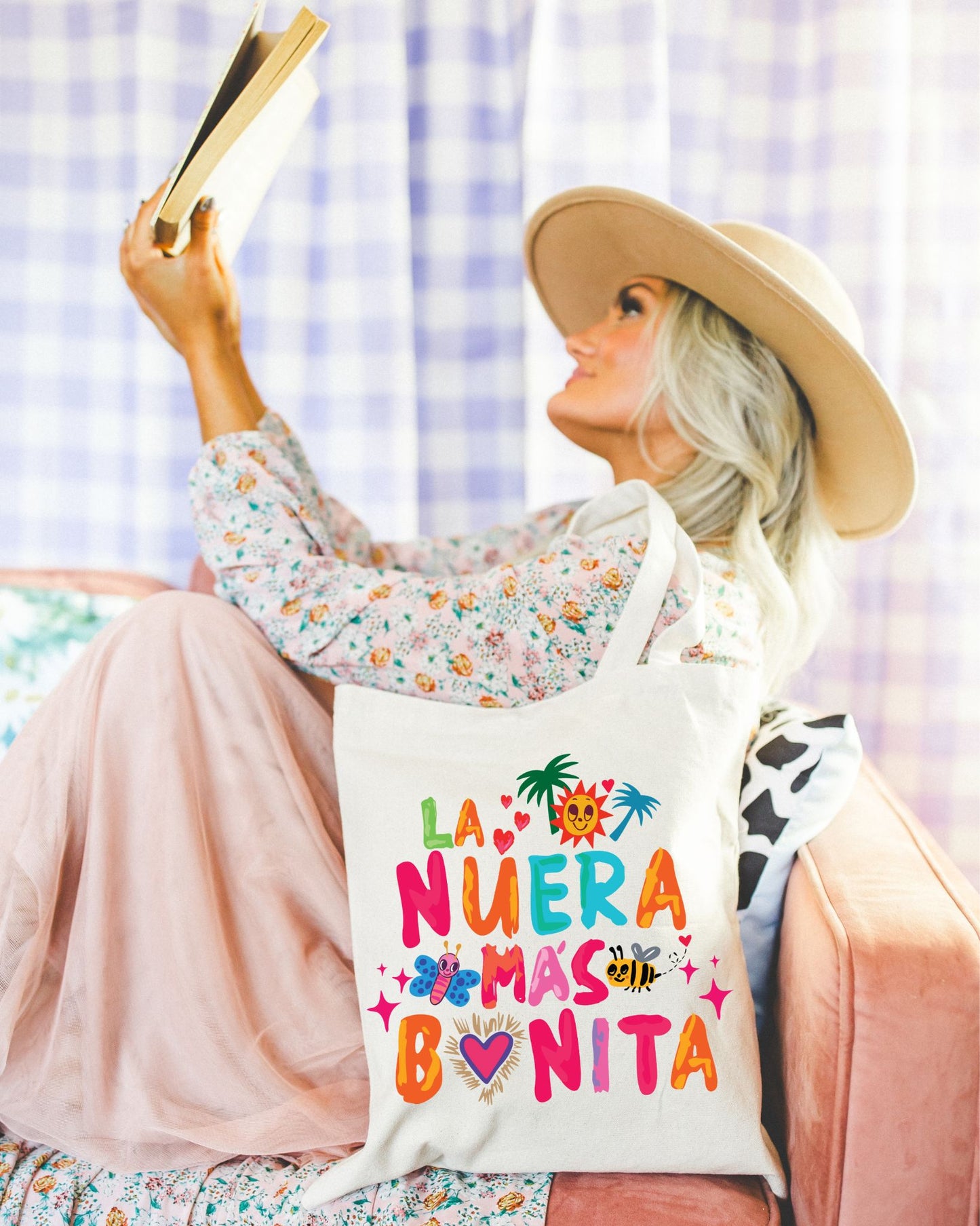 Tropical Tote Bag 'The Prettiest Daughter-in-Law'