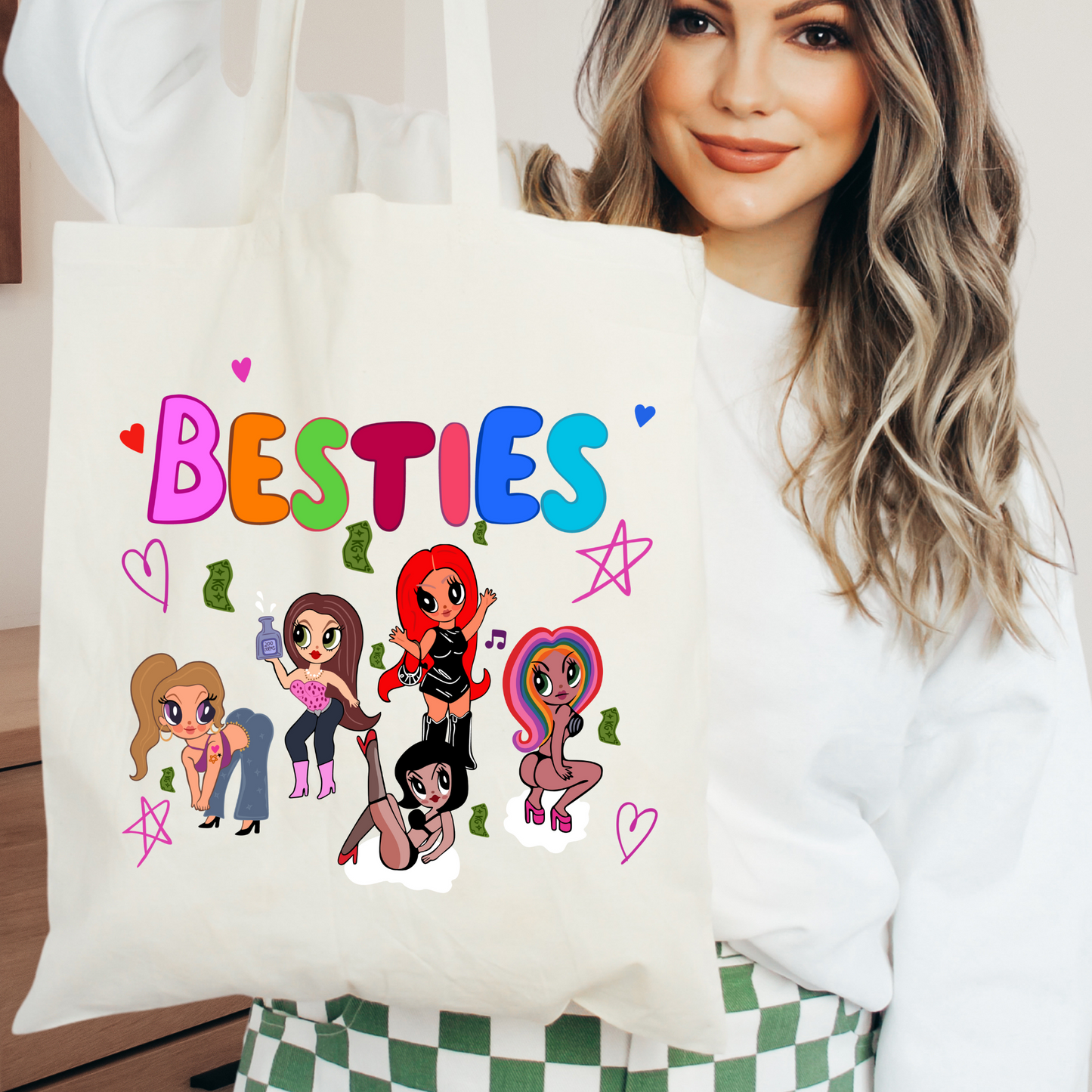 Tropical Tote Bag 'The Most Beautiful Bride'