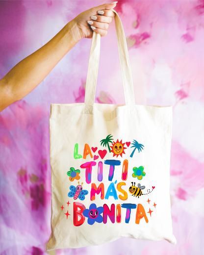 Tote Bag Tropical 'La Titi Más Bonita'