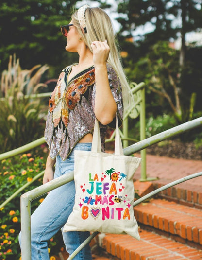 Tote Bag Tropical 'La Jefa Más Bonita'