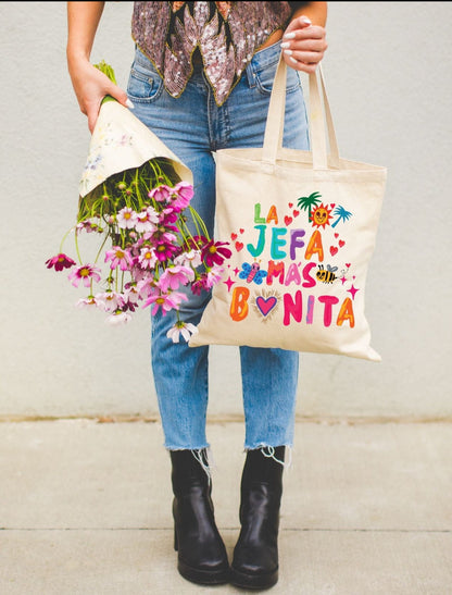 Tote Bag Tropical 'La Jefa Más Bonita'