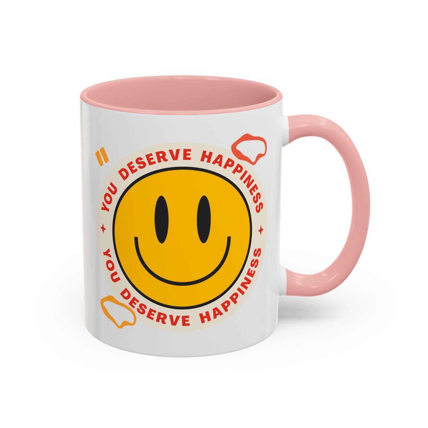 Taza Motivacional - You Deserve Happiness