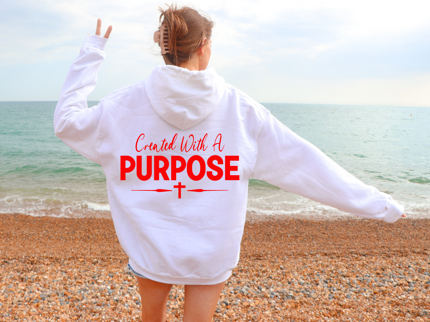 Sudaderas con Capucha - Created Whit a Purpose