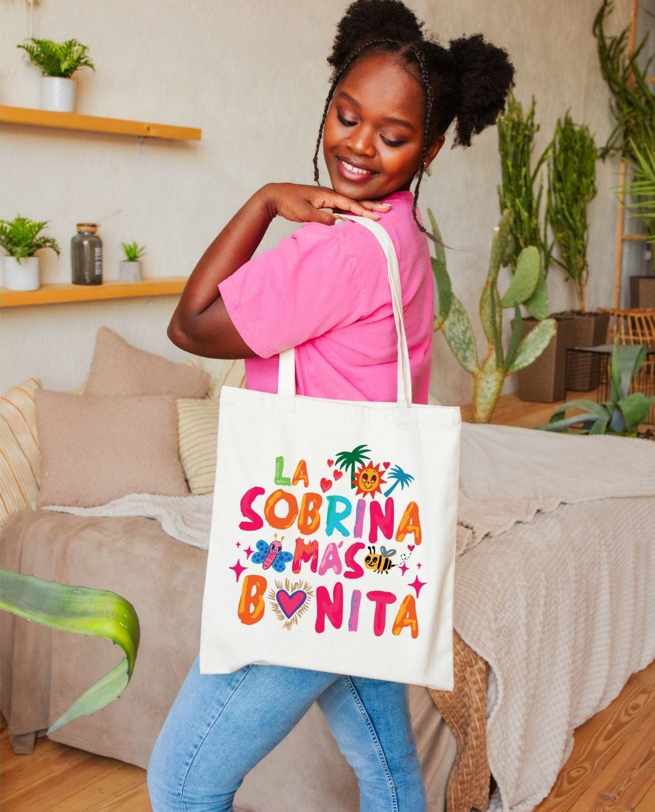 Tote Bag Tropical 'La Sobrina Más Bonita'