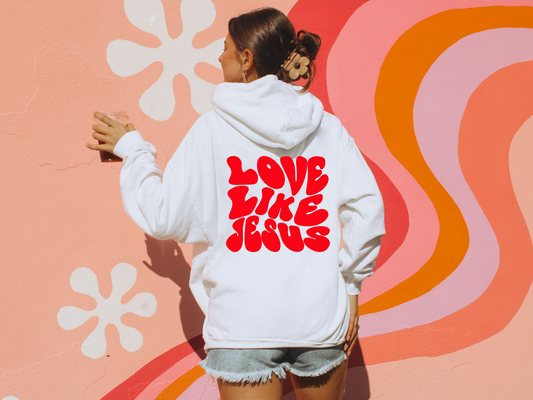 Sudaderas con Capucha - Love Like Jesús