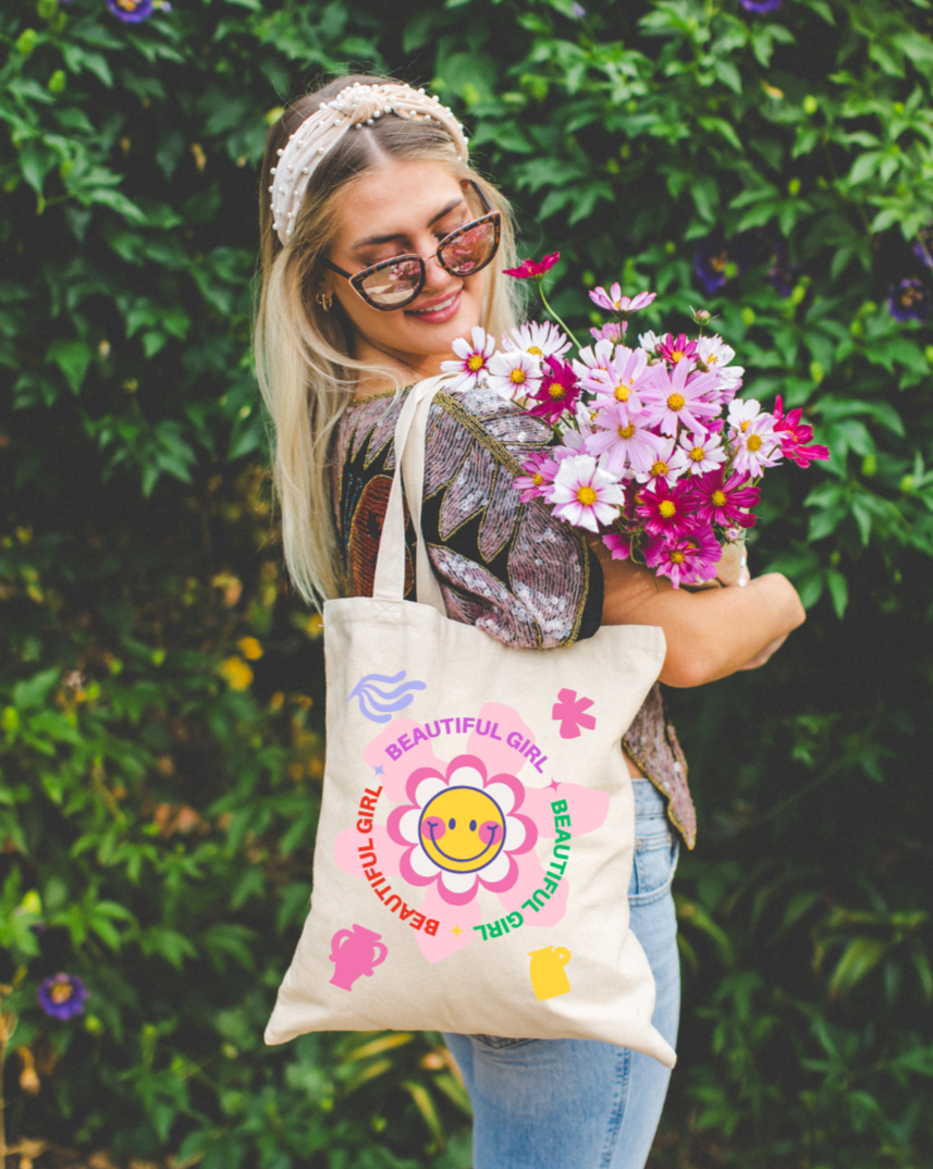 Tote Bag Eco - Beautiful Girl