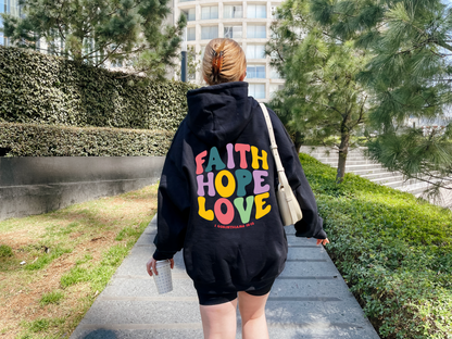 Sudaderas con Capucha - Faith Hope Love