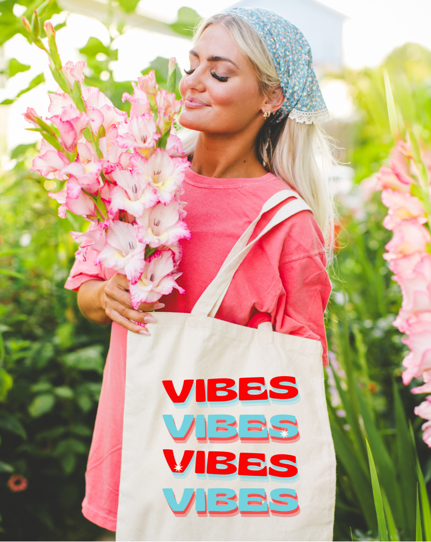 Tote Bag Eco - Vibes Vibes Vibes