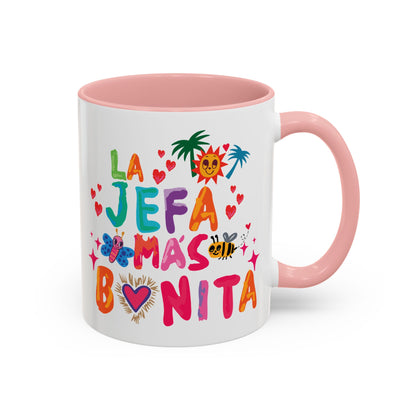 Taza "La Jefa Más Bonita"