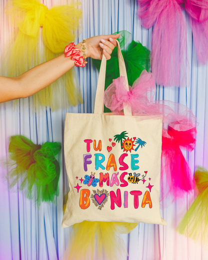 Tote Bag Personalizado  "Tu frase más bonita"