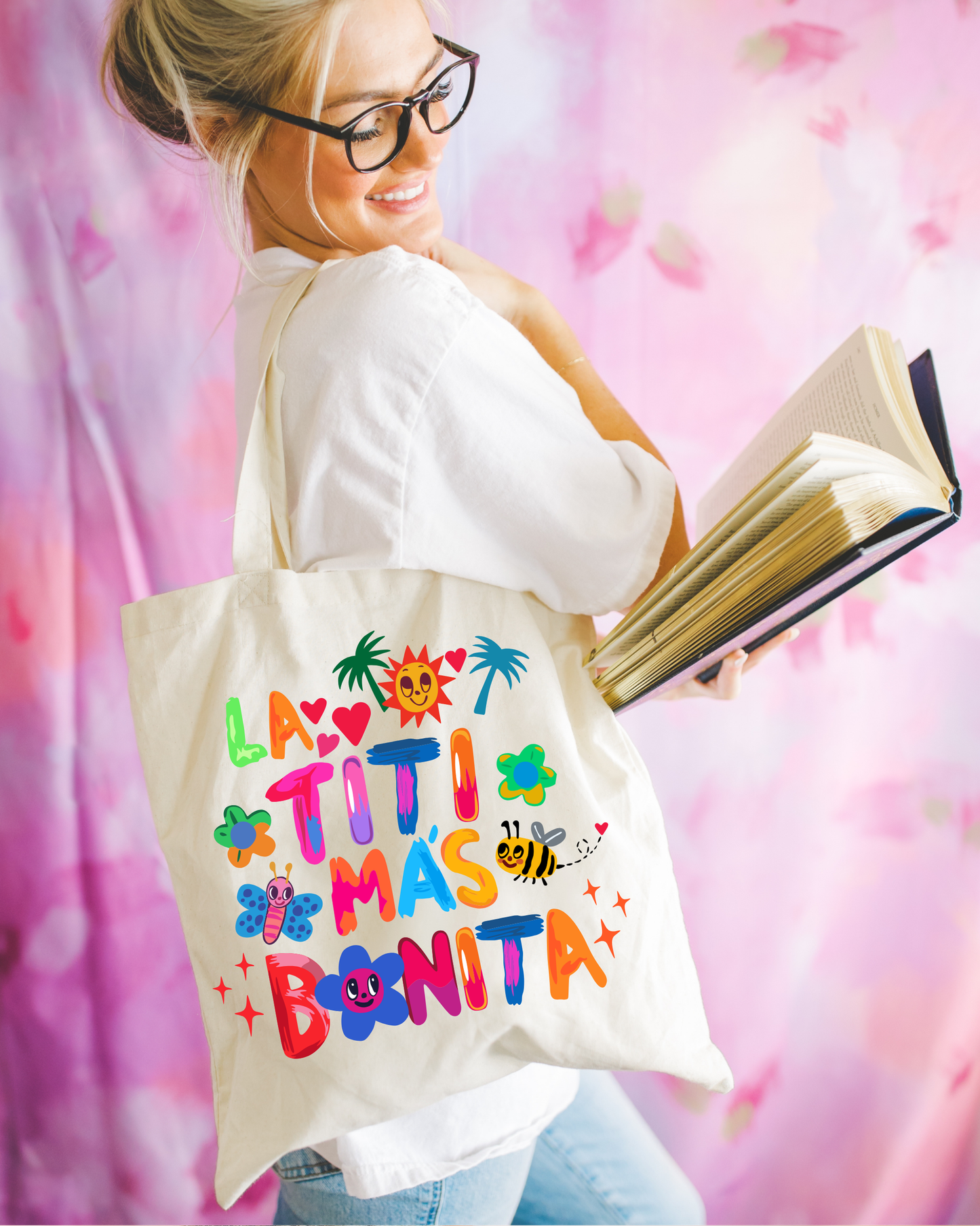 Tote Bag Tropical 'La Titi Más Bonita'