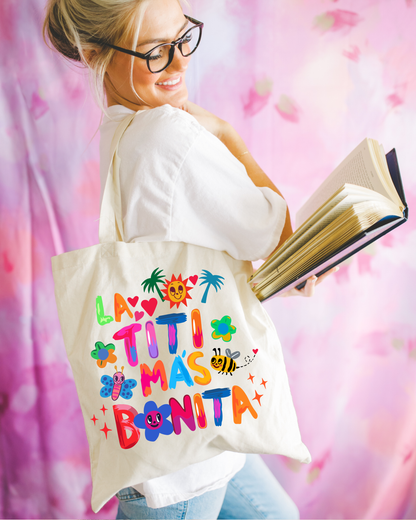 Tote Bag Tropical 'La Titi Más Bonita'