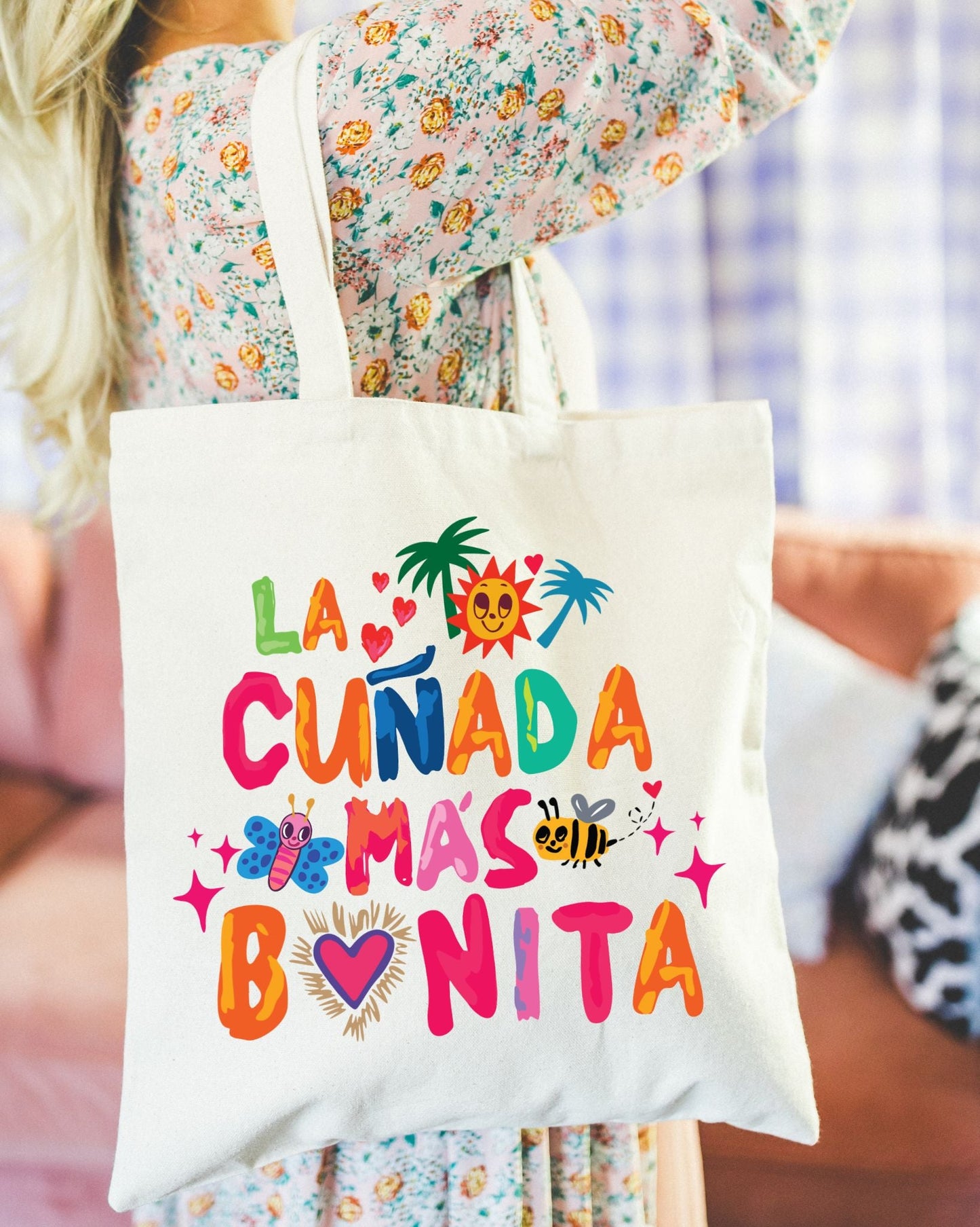 Tote Bag Tropical 'La Cuñada Más Bonita'