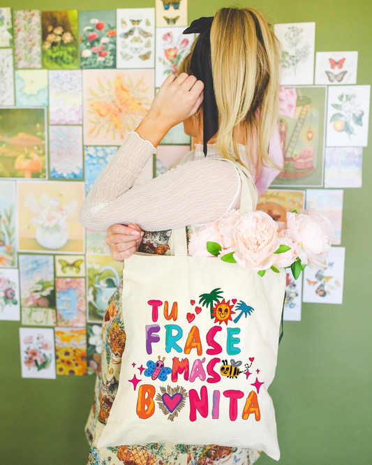 Tote Bag Personalizado  "Tu frase más bonita"