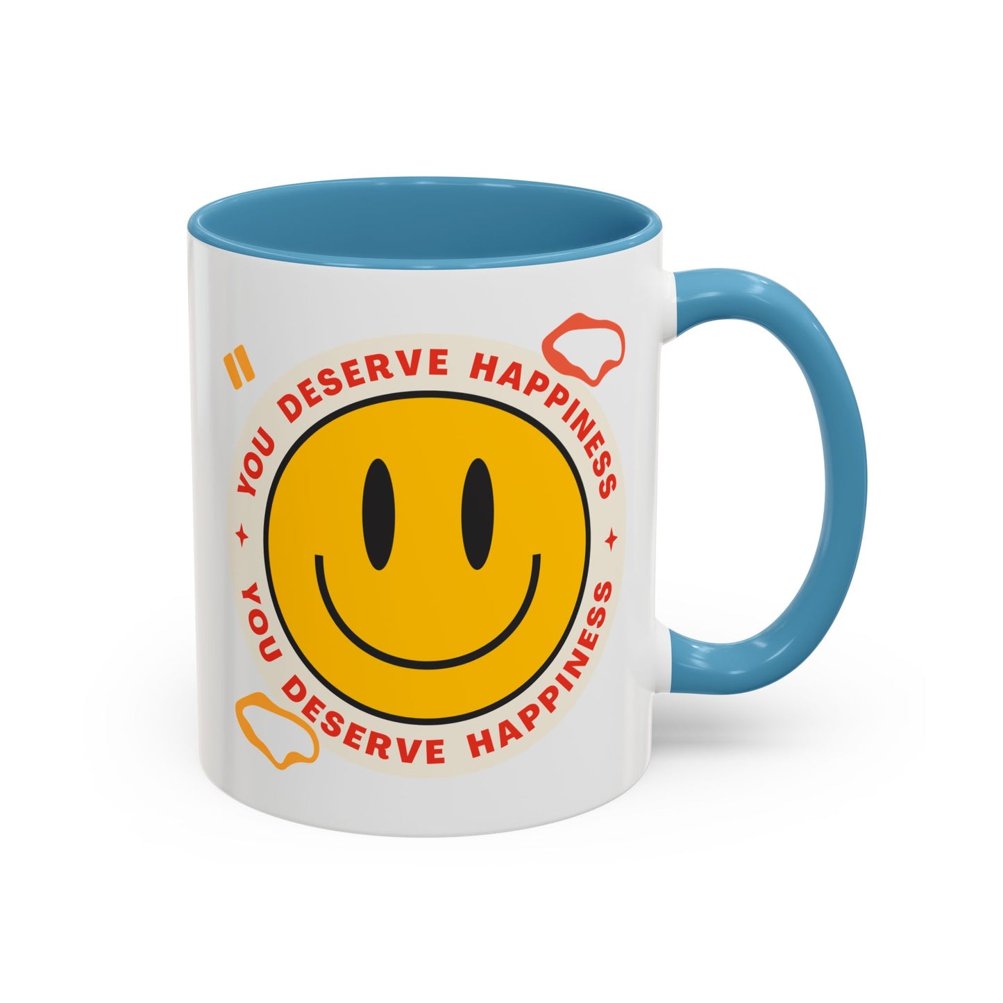 Taza Motivacional - You Deserve Happiness