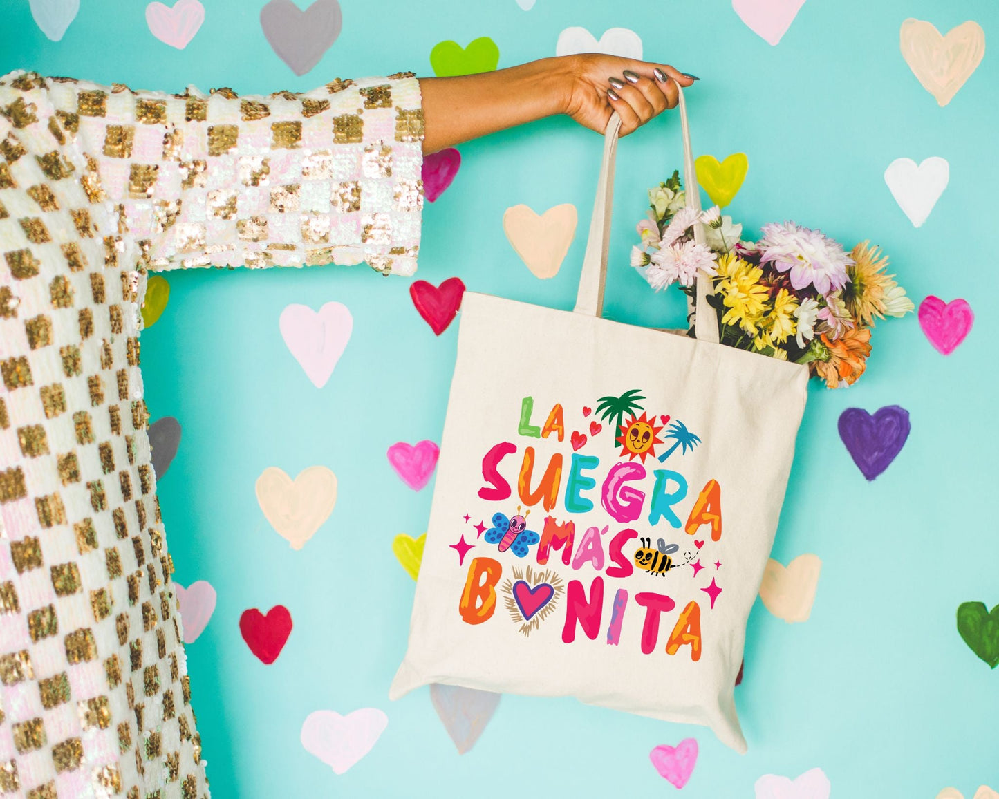 Tote Bag Tropical 'La Suegra Más Bonita'