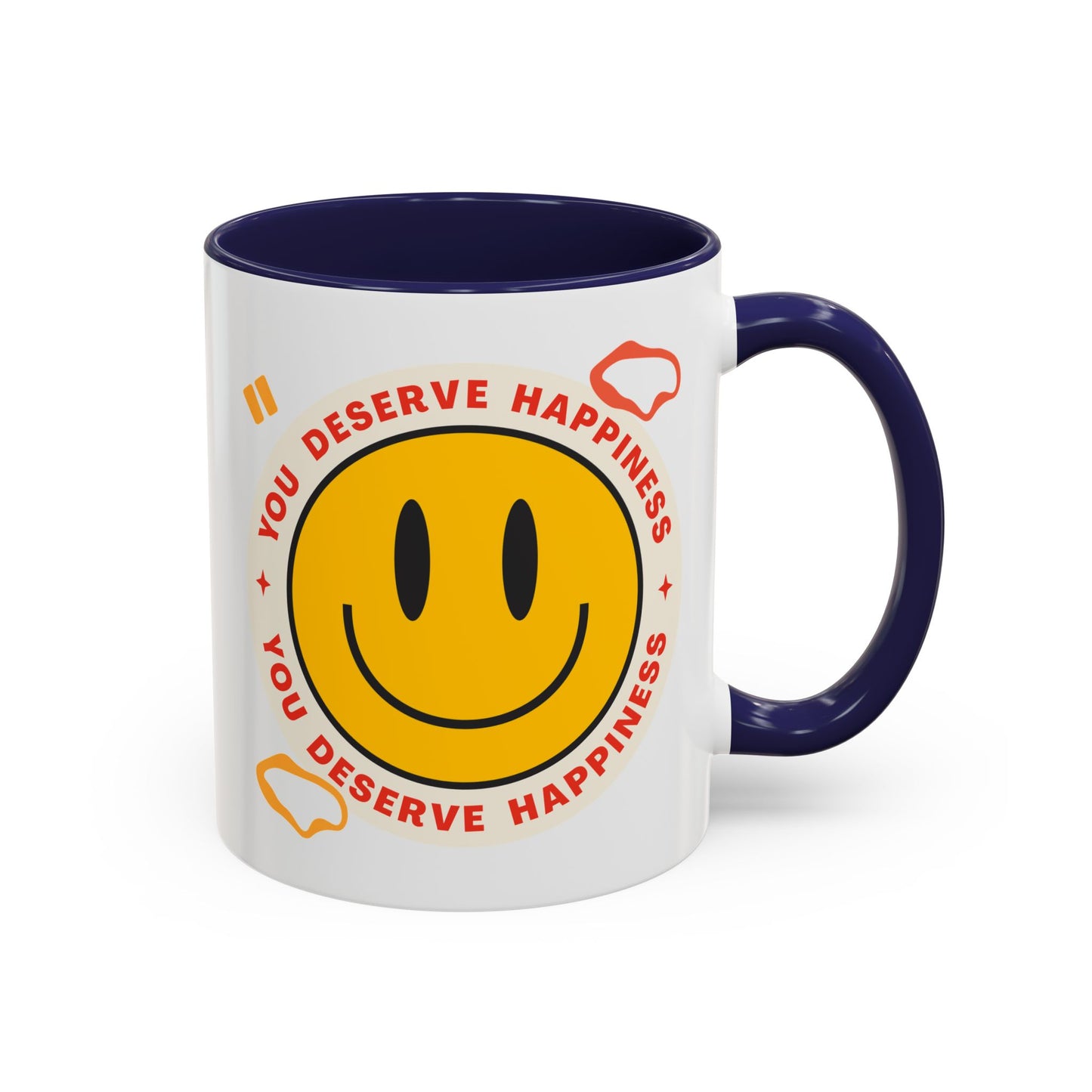 Taza Motivacional - You Deserve Happiness