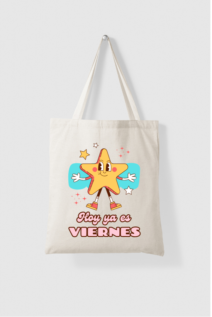 Tote Bag Eco - Hoy Ya Es Viernes