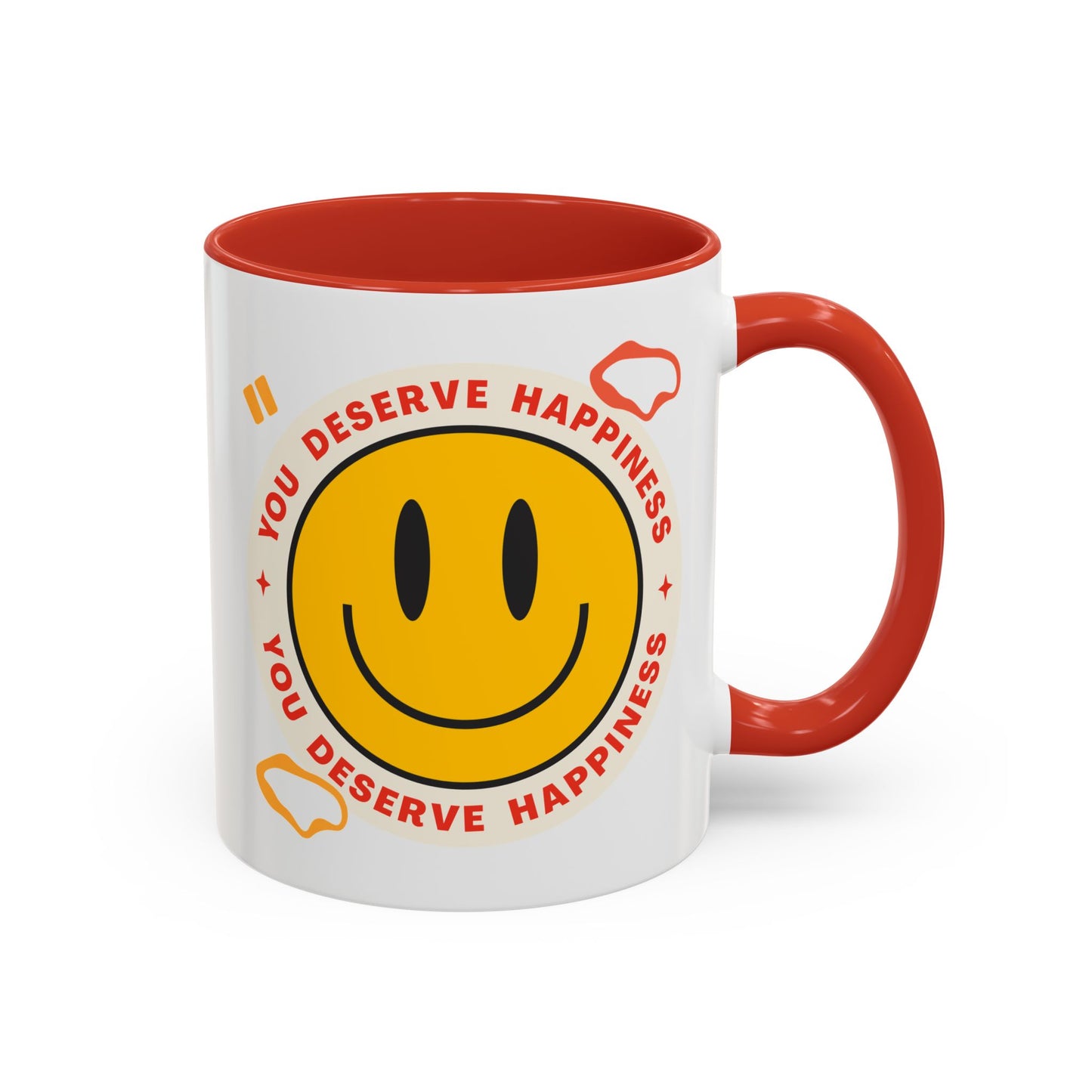 Taza Motivacional - You Deserve Happiness