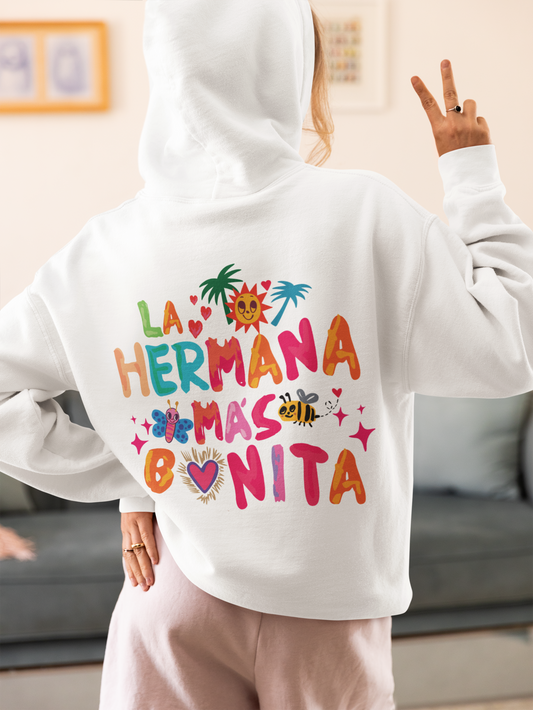 Sudadera con capucha La hermana más bonita