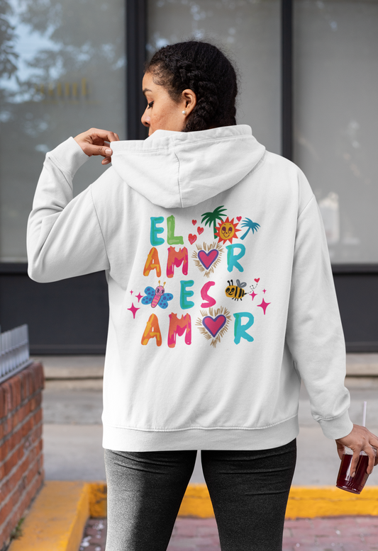 Sudadera con capucha “El Amor es Amor” 🌈