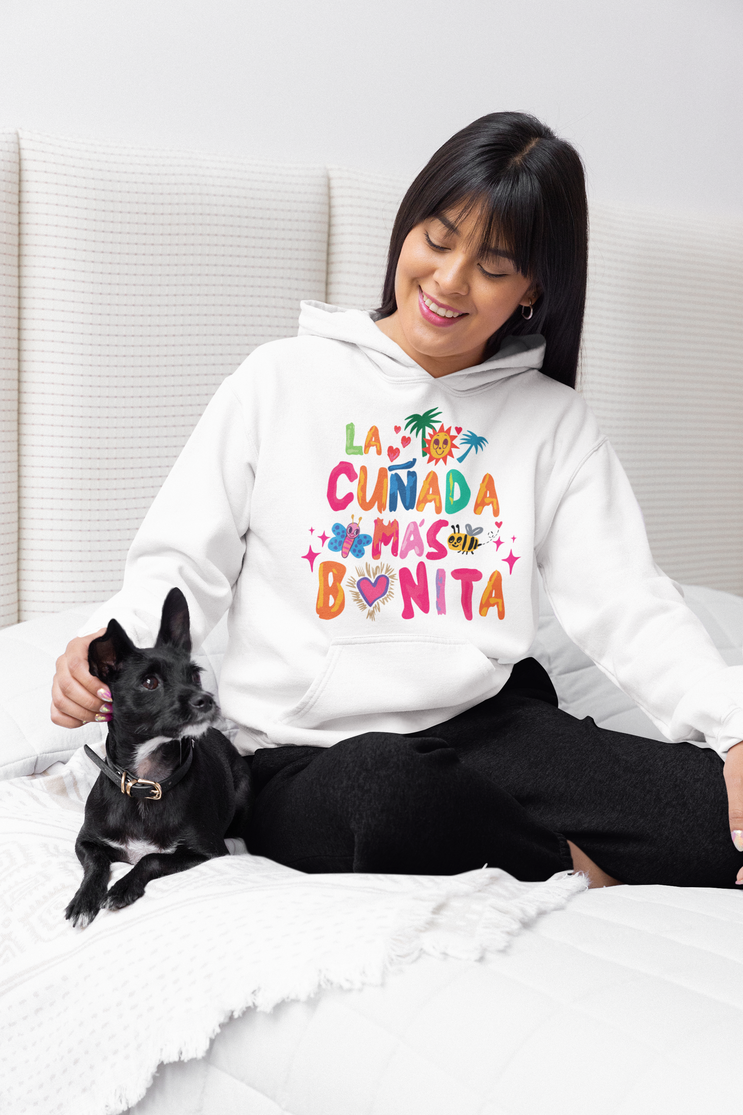 Sudadera con capucha La cuñada más bonita