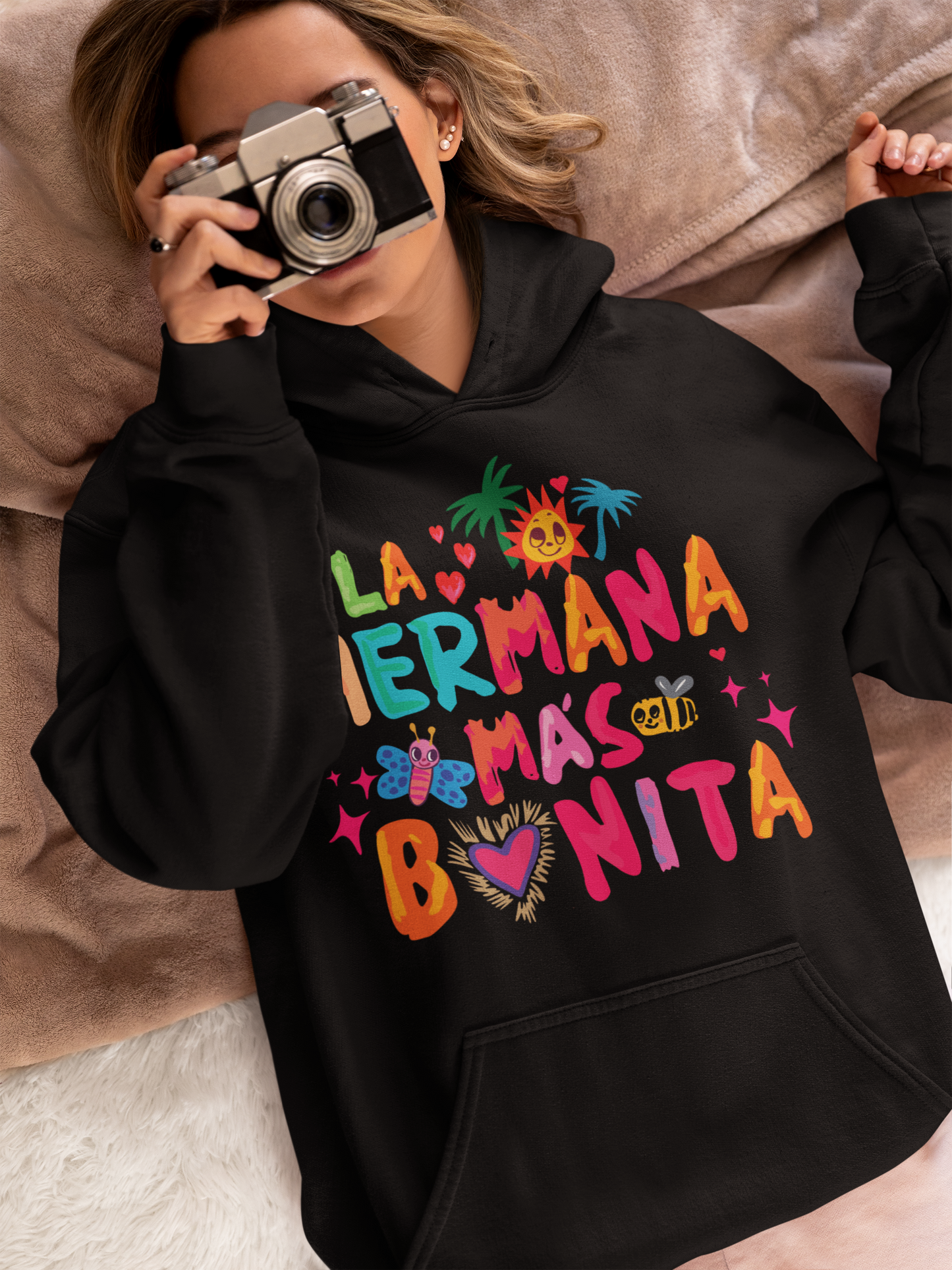 Sudadera con capucha La hermana más bonita