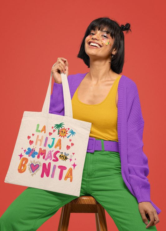 Tote Bag Tropical  'La Hija Más Bonita'