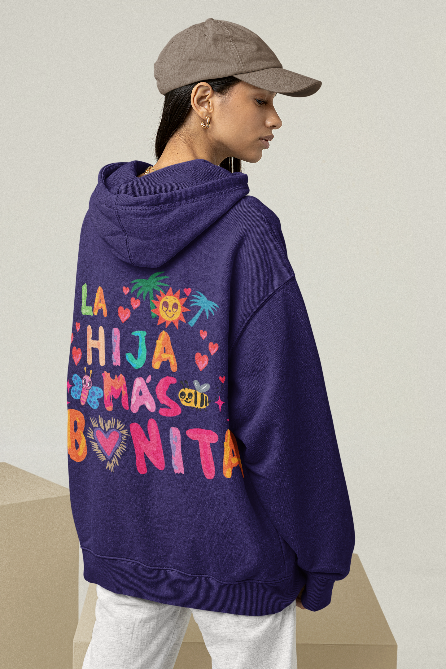 Sudadera con capucha La hija más bonita