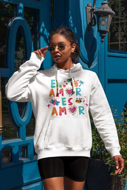 Sudadera con capucha “El Amor es Amor” 🌈